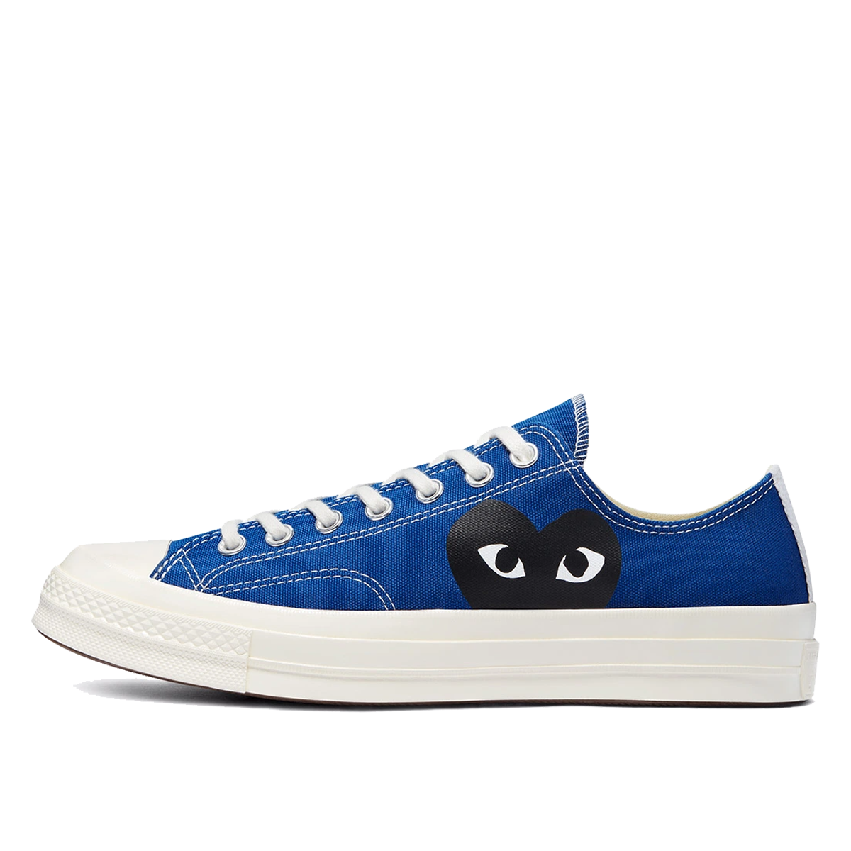 cdg chucks blue