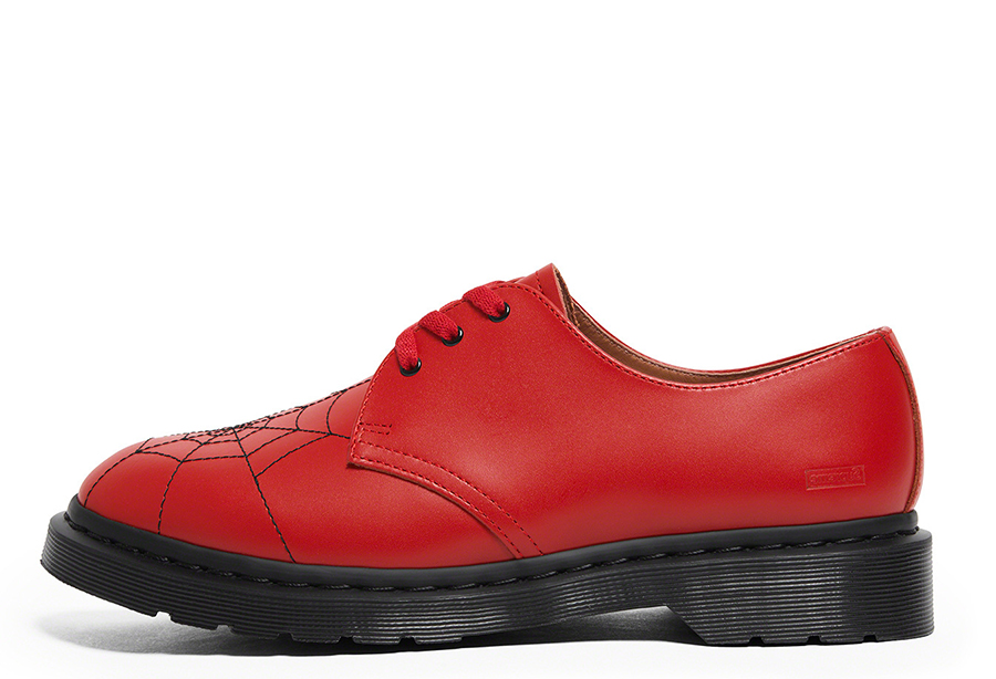 Supreme x Dr. Martens® Spiderweb 3-Eye Shoe Red (SS22) | drmartin1