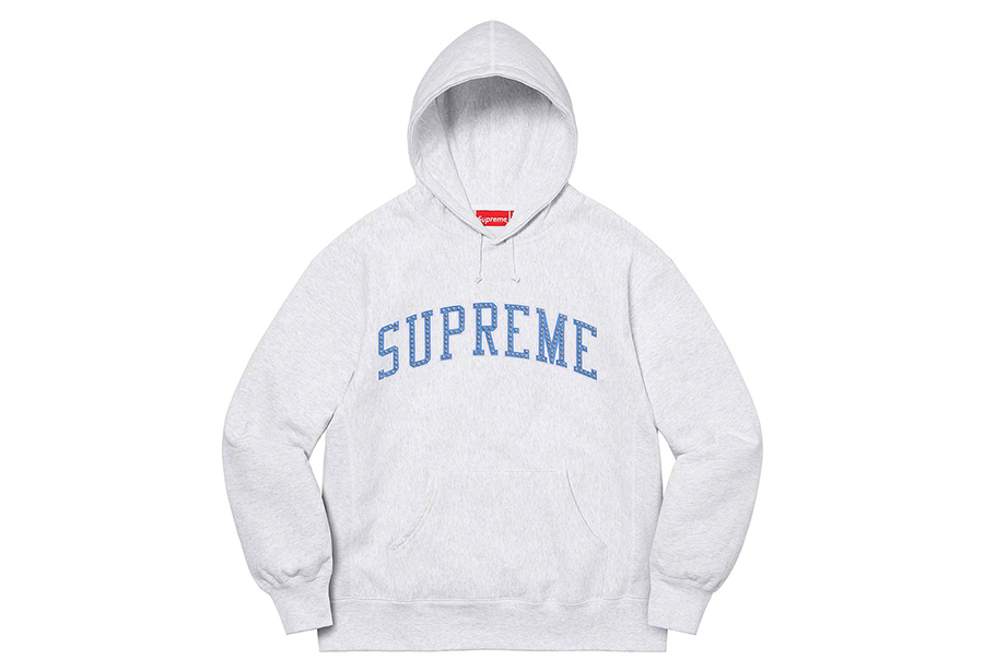 灰S Supreme Icy Arc Hooded Sweatshirt ゴマキ