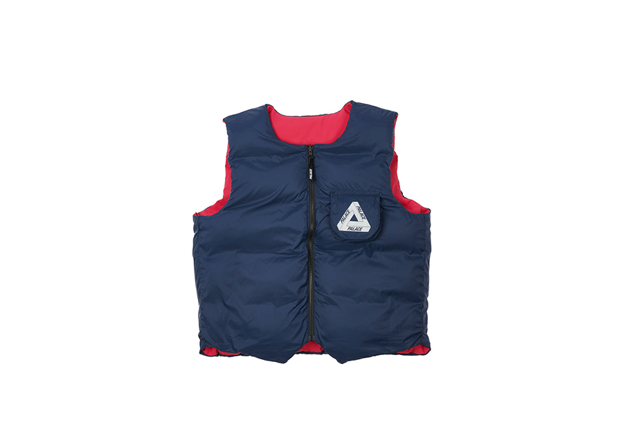 Palace Gore-Tex Infinium Reverso Down Vest Pink/Navy (SS22) | TBC