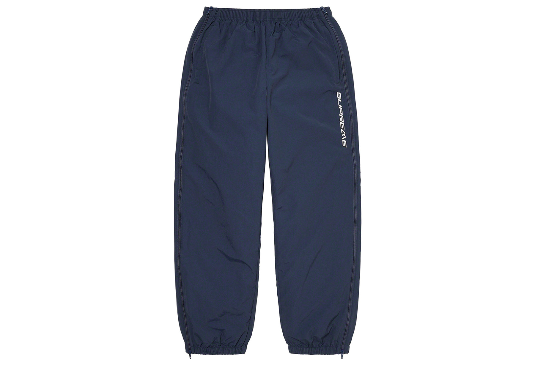 Supreme Full Zip Baggy Warm Up Pant Navy (SS23) | TBC - KLEKT