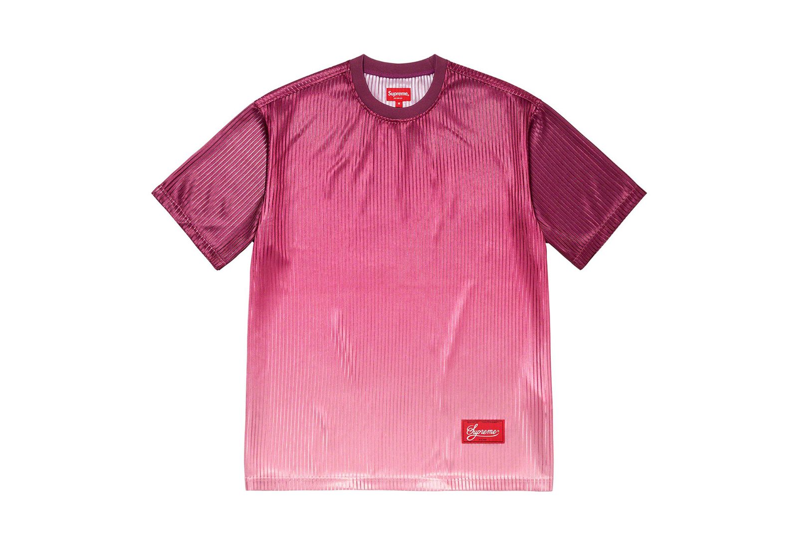 Supreme Gradient Mesh Stripe Jersey Magenta (SS23) | TBC - KLEKT