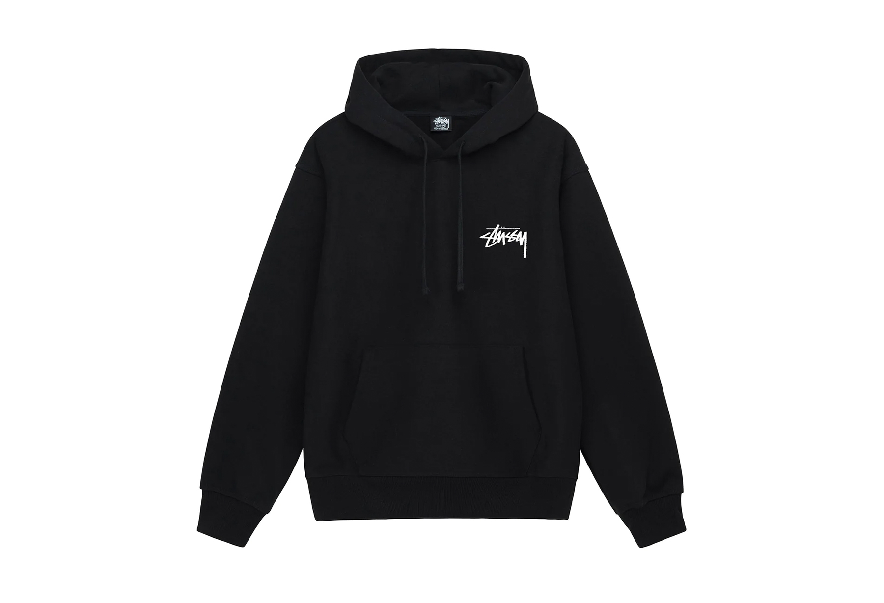 Stussy Plush Hoodie Black (SS23) | TBC - KLEKT