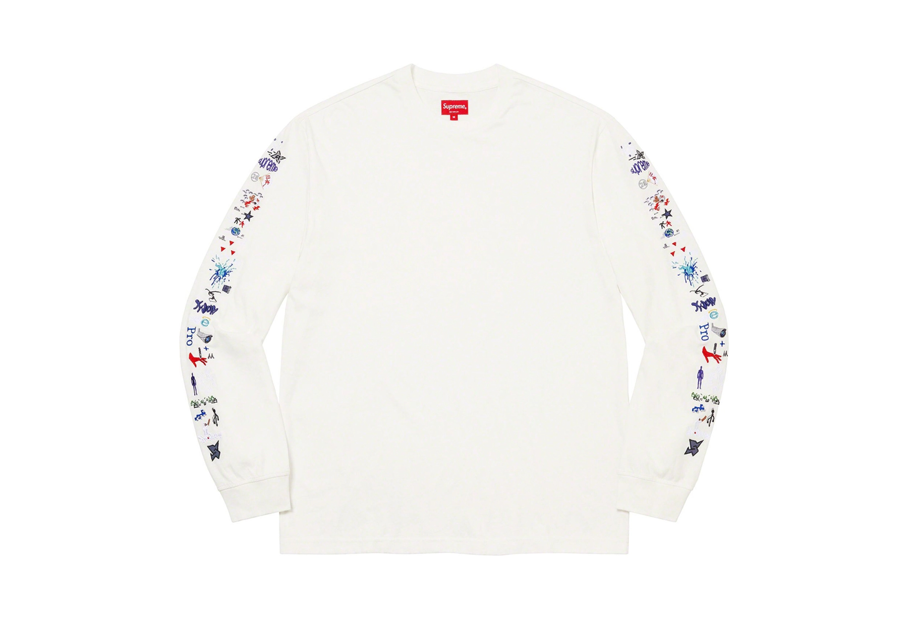 Supreme AOI Icons L/S Top White (SS23)