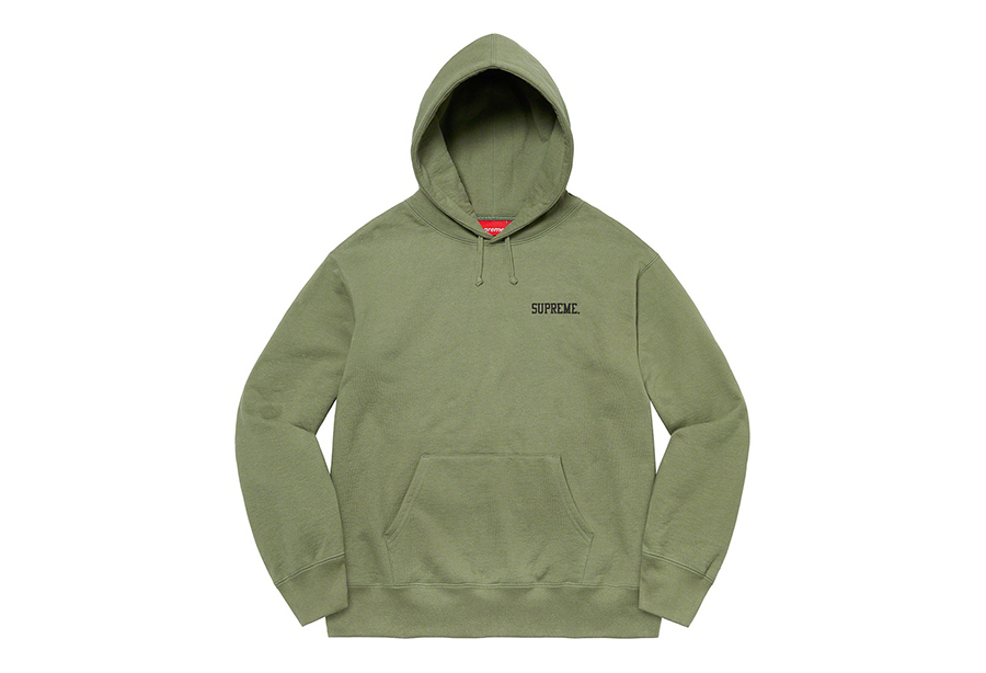 Supreme Ralph Steadman Skull Hooded Sweatshirt Light Olive (SS22