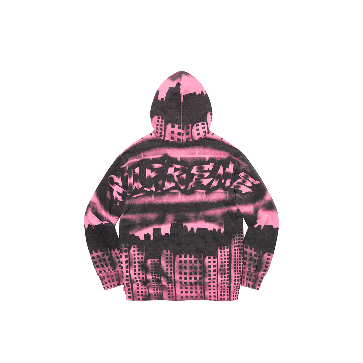 Pink New York Yankees Airbrush Hooded Sweatshirt