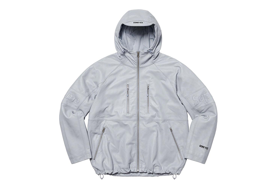 Supreme GORE-TEX Leather Jacket Light Grey (SS22) | TBC - KLEKT