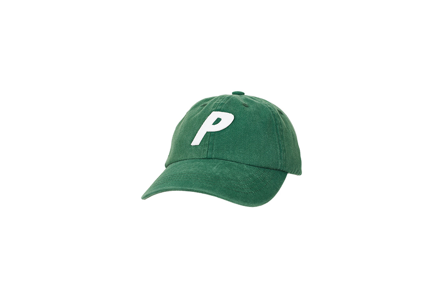 Palace Washed Twill P 6-Panel Green (SS22) | TBC - KLEKT