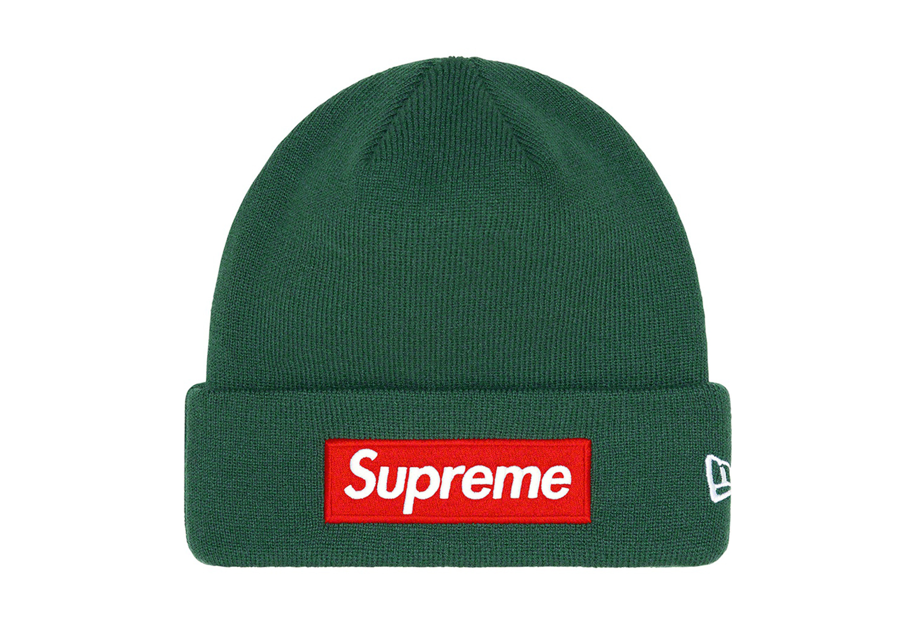 Supreme New Era Box Logo Beanie Green (FW22) | TBC - KLEKT