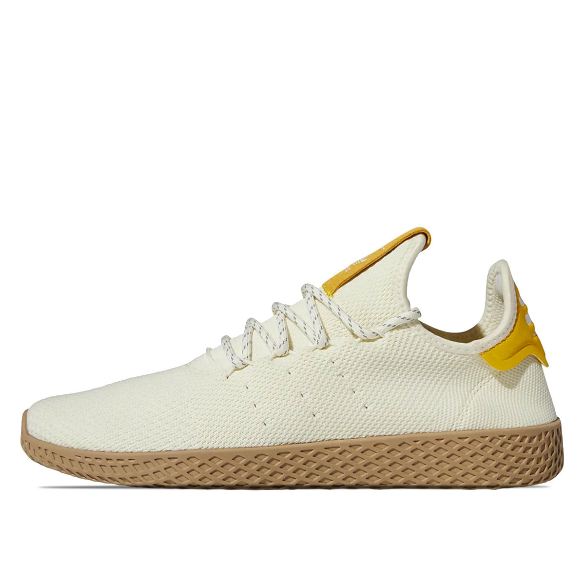 Adidas Pharrell Williams Tennis HU C Little Kid's Shoes Yellow/White