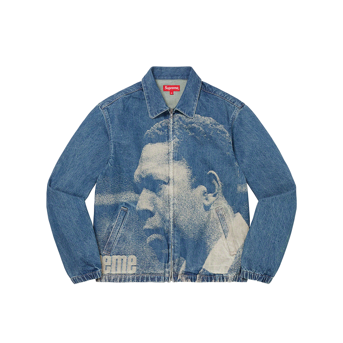 Supreme John Coltrane A Love Supreme Denim Harrington Jacket Blue