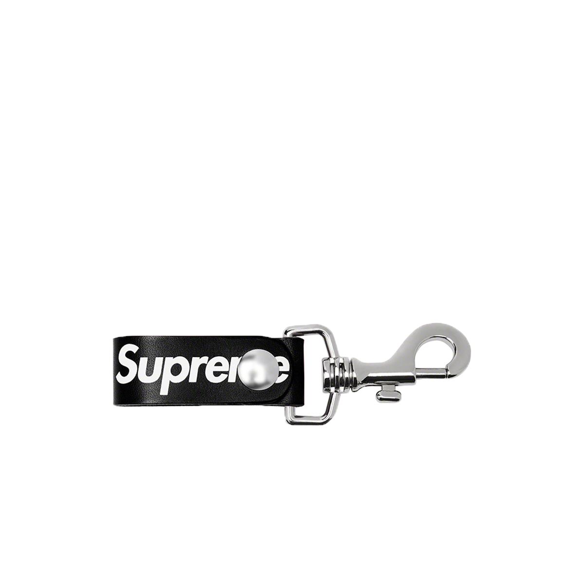 Supreme Leather Key Loop Black (SS21) | SS21 - KLEKT