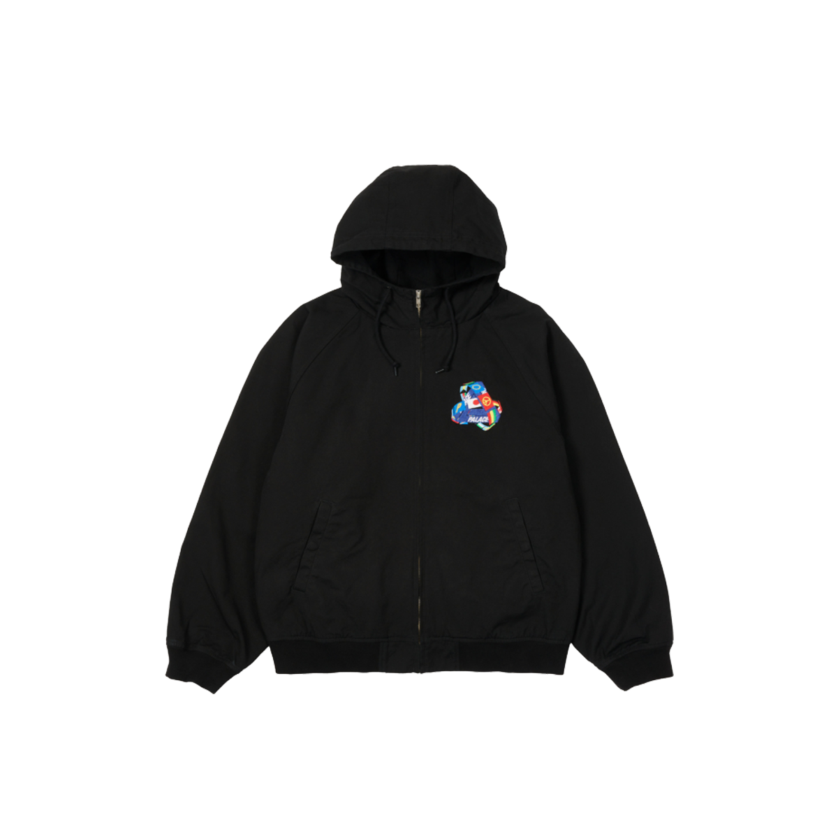 Palace Tri-Flag Hooded Jacket Black (SS21) | SS21 - KLEKT