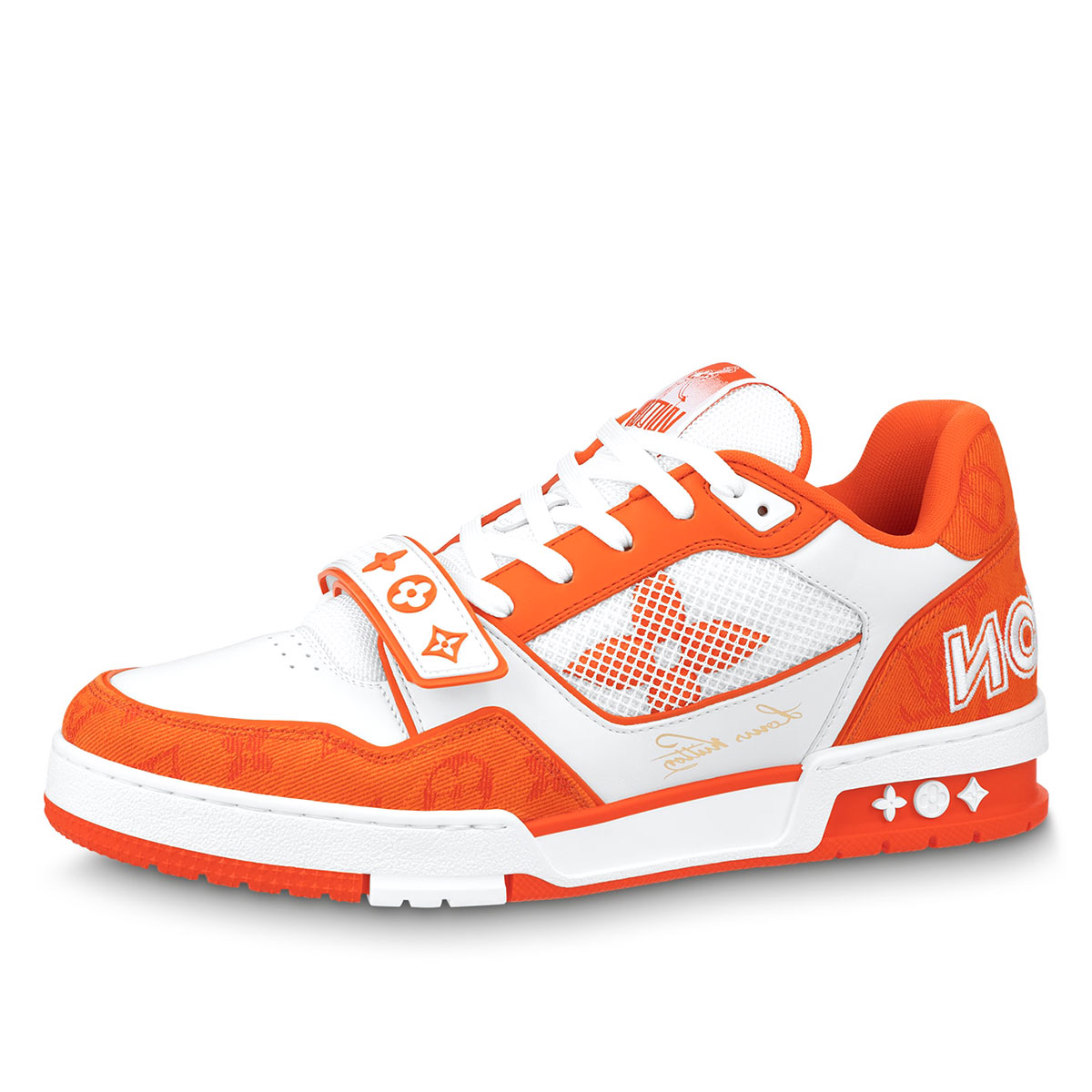 Louis Vuitton Louis Vuitton Trainer Low 'Orange Monogram' | Men's Size 8.5