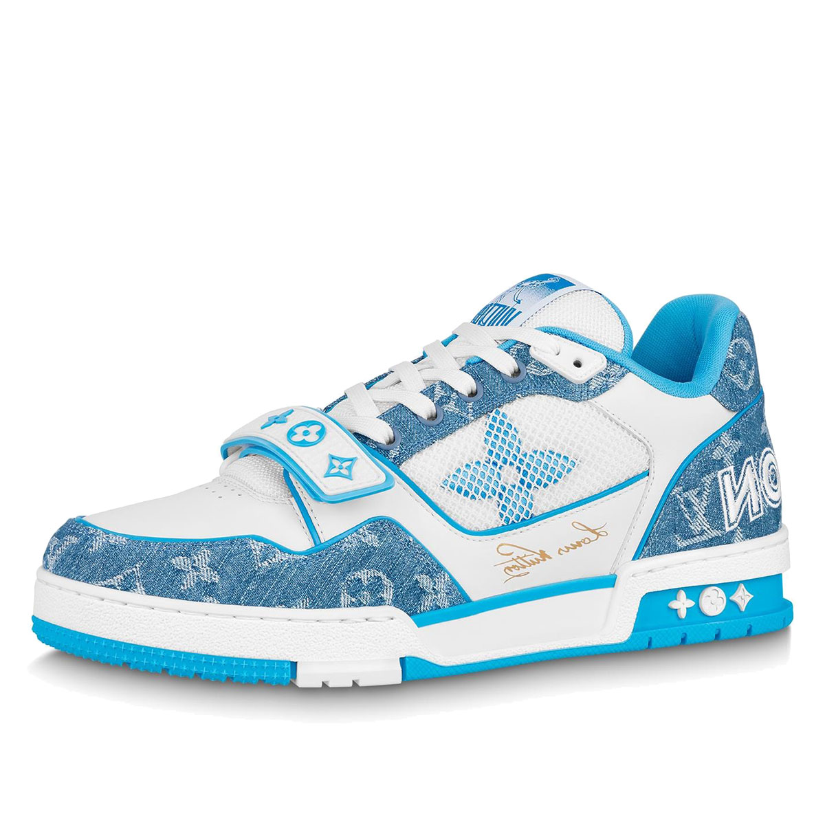 Tênis Louis Vuitton Trainer Sky Blue - Felix Imports