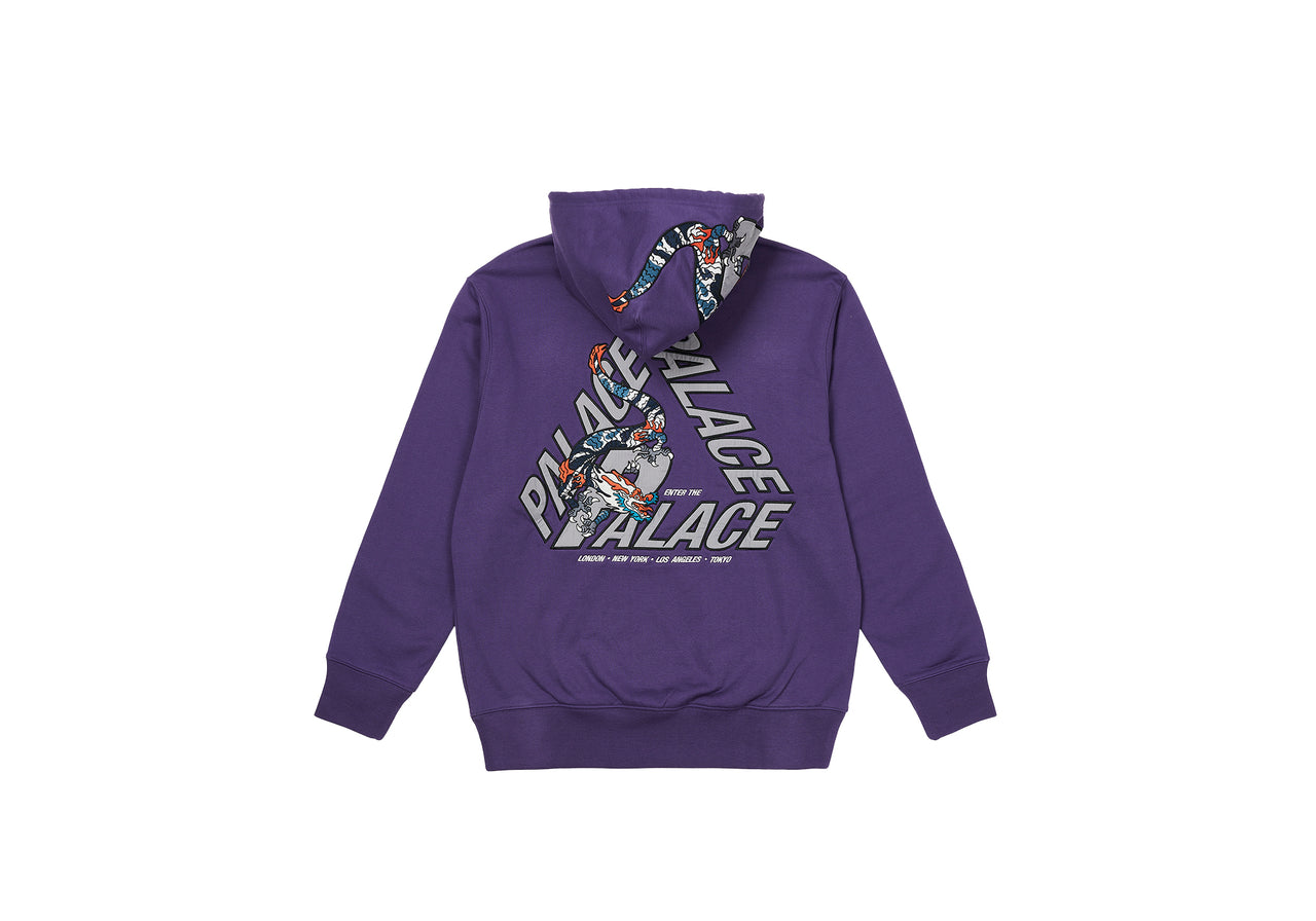 Palace Dragon P 3 Hood Purple FW22 TBC KLEKT