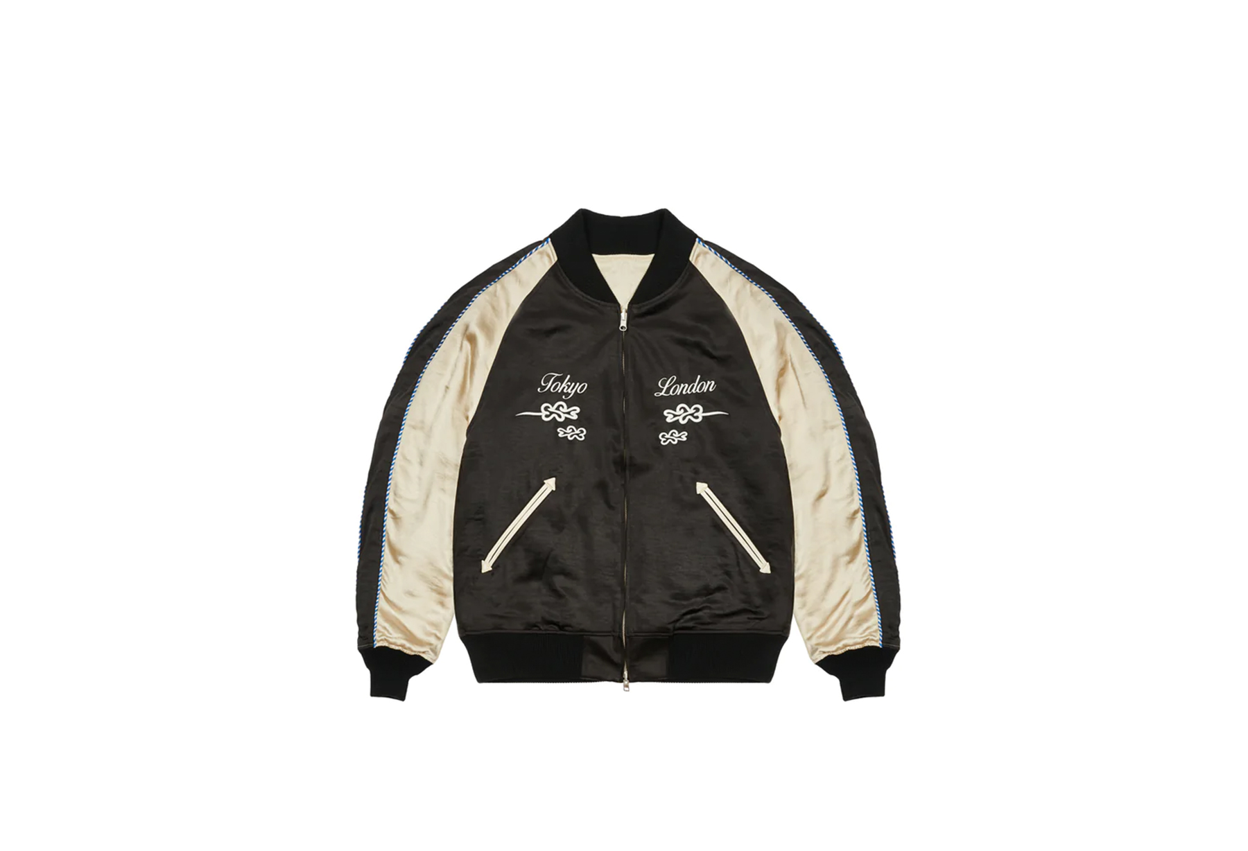 Palace Y-3 Reversible Souvenir Jacket Navy/Cream (FW22) | TBC - KLEKT