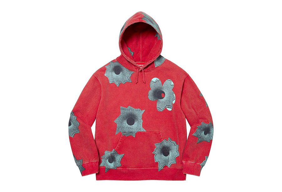 Supreme Nate Lowman Hooded Sweatshirt Red (SS22) | TBC - KLEKT