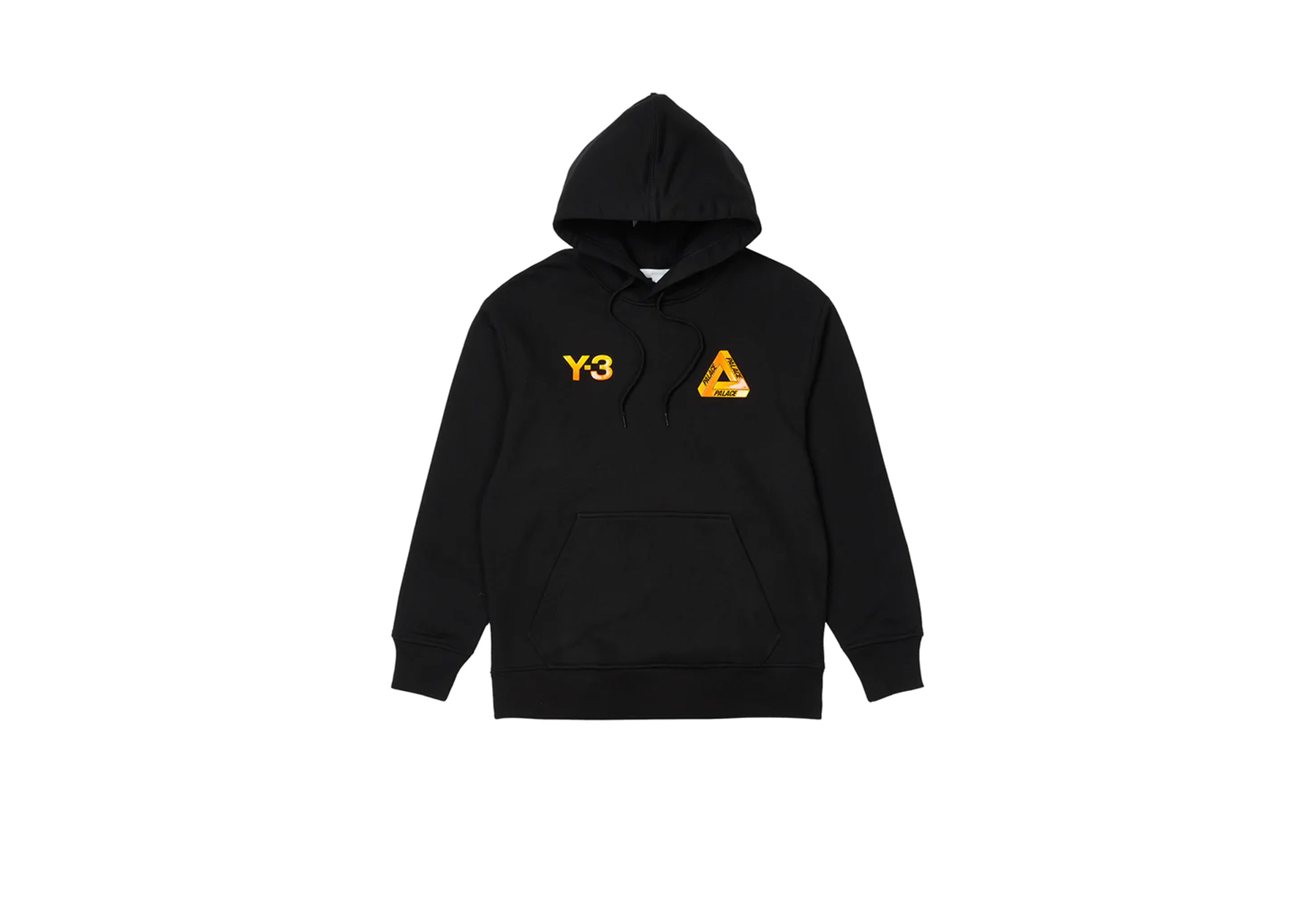 Palace Y-3 Logo Hoodie Black (FW22) | TBC - KLEKT