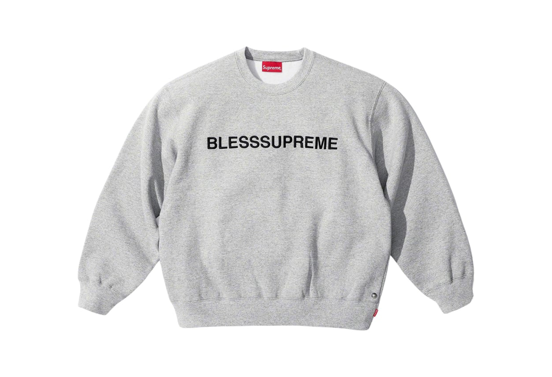 Supreme x Bless Crewneck Heather Grey (FW23) | TBC - KLEKT