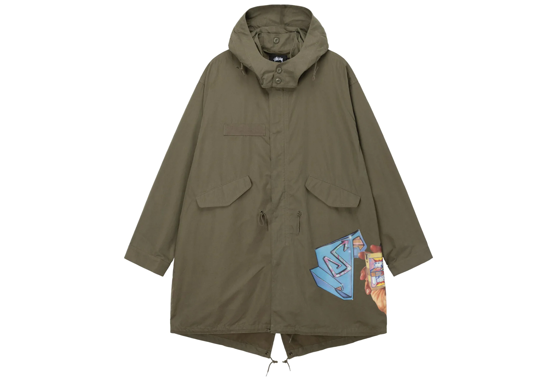 ドリュ様stussy Goldie fishtail parka-