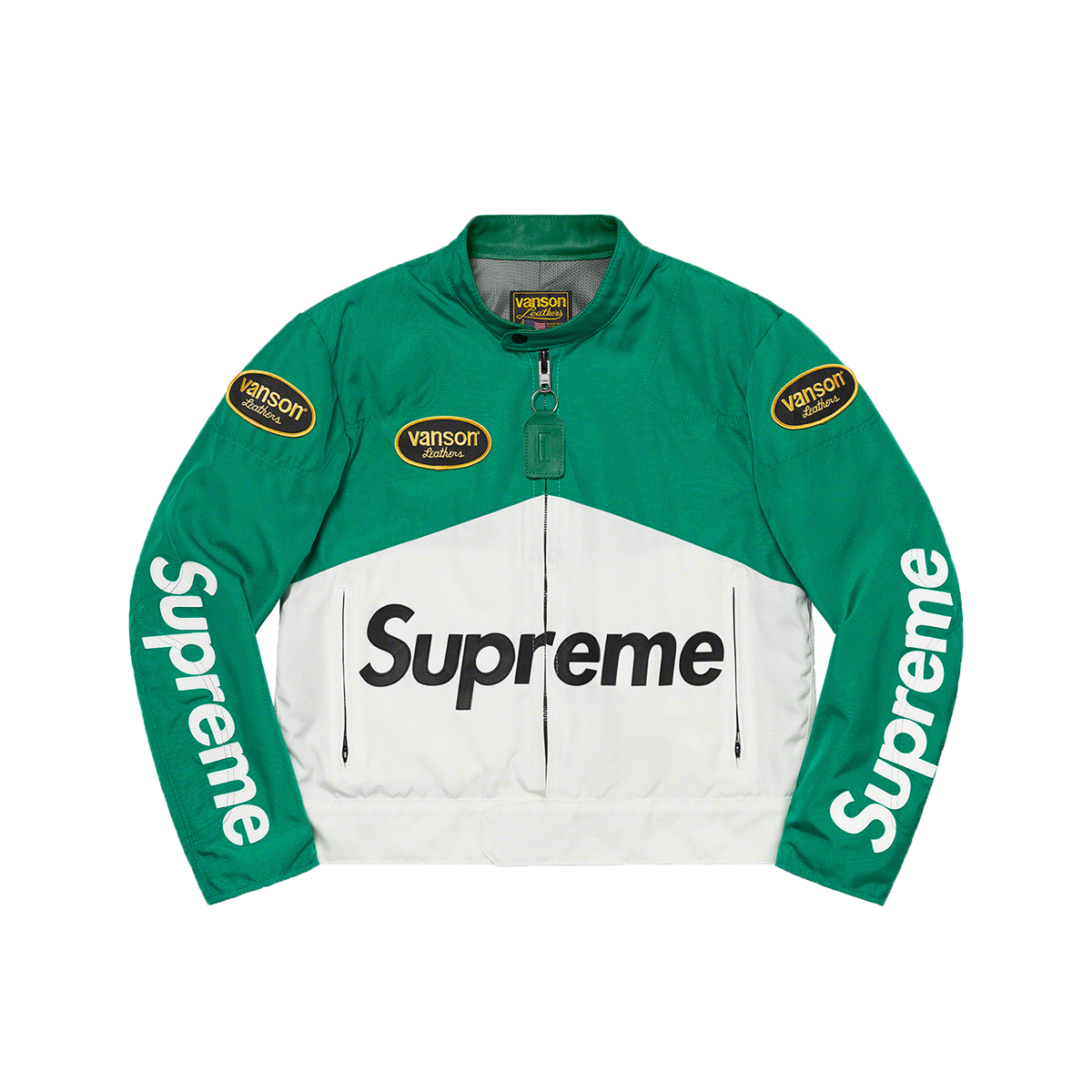 Supreme x Vanson Leathers Cordura Jacket Green (SS21) | SS21 - KLEKT