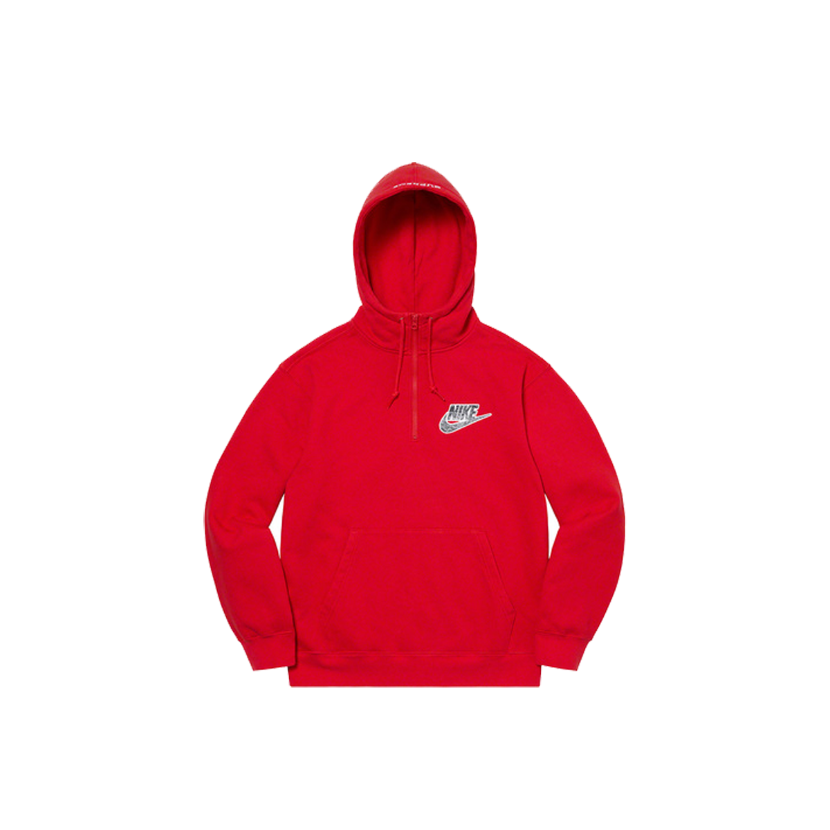 Supreme x Nike Half Zip Hooded Sweatshirt Red (SS21) | SS21 - KLEKT