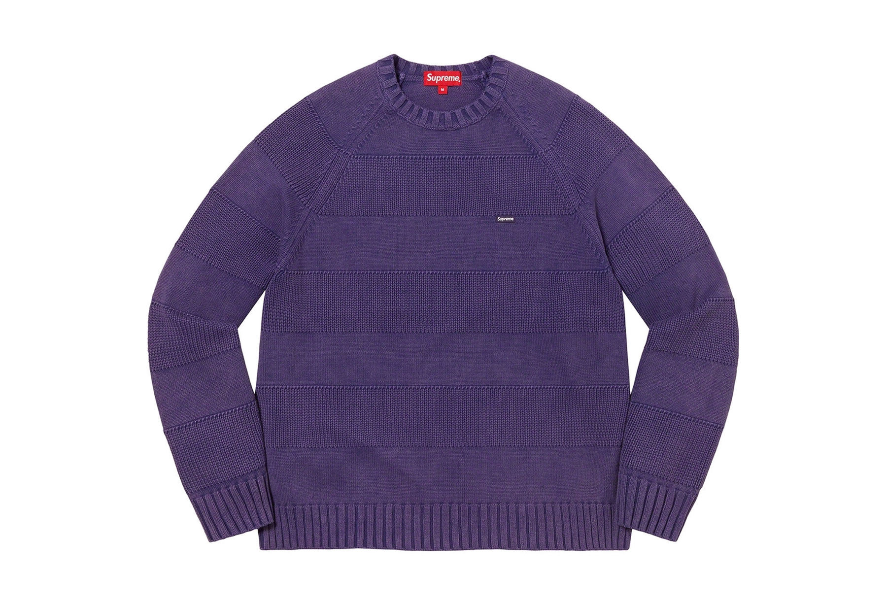 Supreme Small Box Stripe Sweater Fuchsia (SS23) | TBC - KLEKT