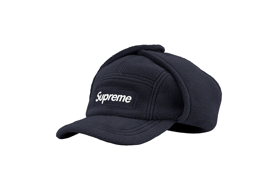 Supreme Polartec® Earflap Camp Cap Navy (FW21) | FW21 - KLEKT