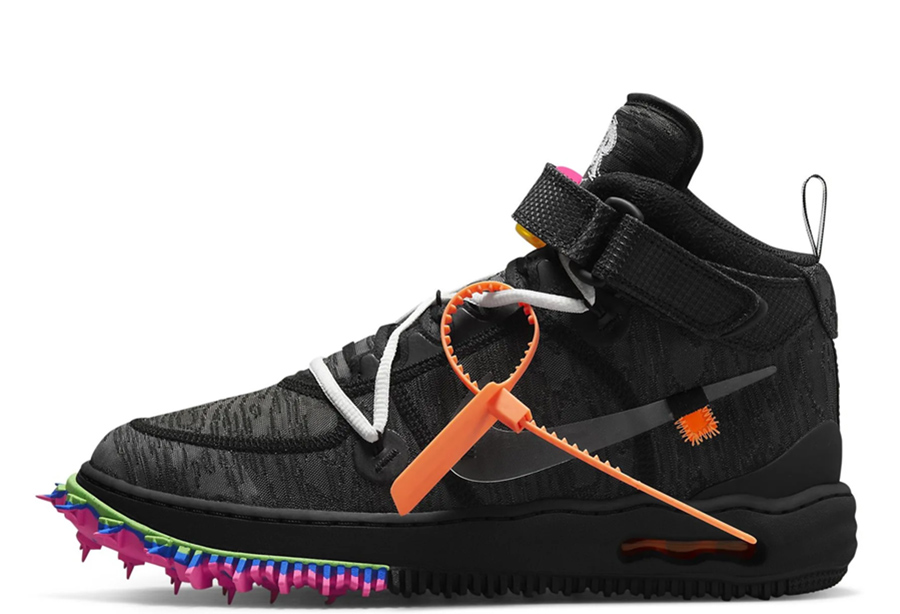 Off-White™ x Nike Black Cone Air Force 1 On-Foot