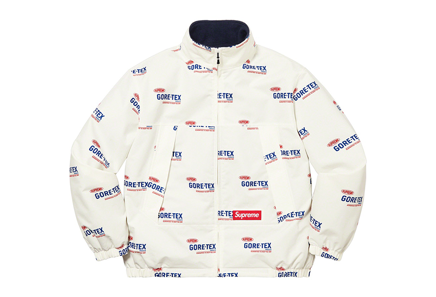 Supreme GORE-Tex Reversible Polartec® Lined Jacket Natural Logos