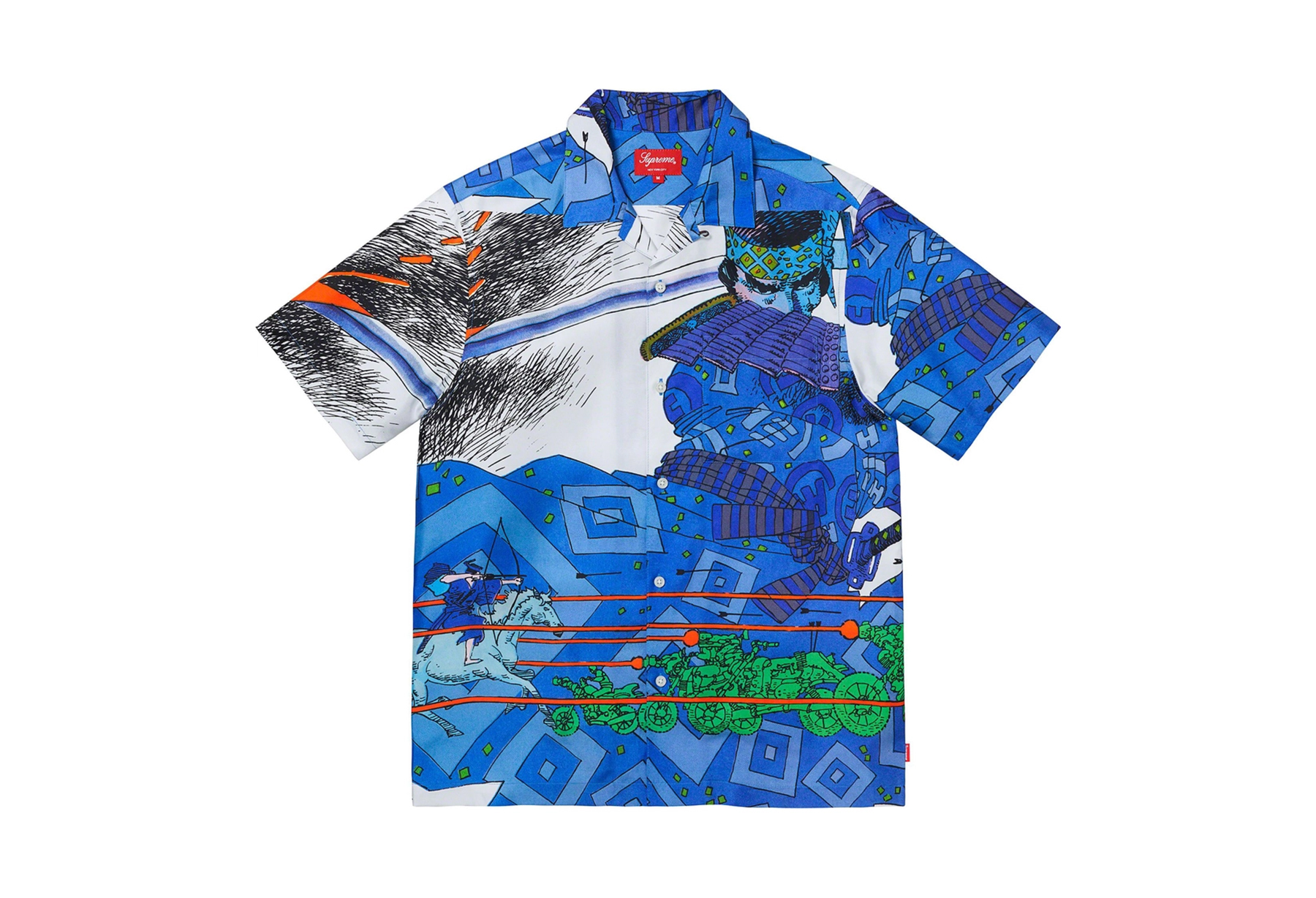 Supreme Ronin Silk S/S Shirt Blue (SS23) | TBC - KLEKT