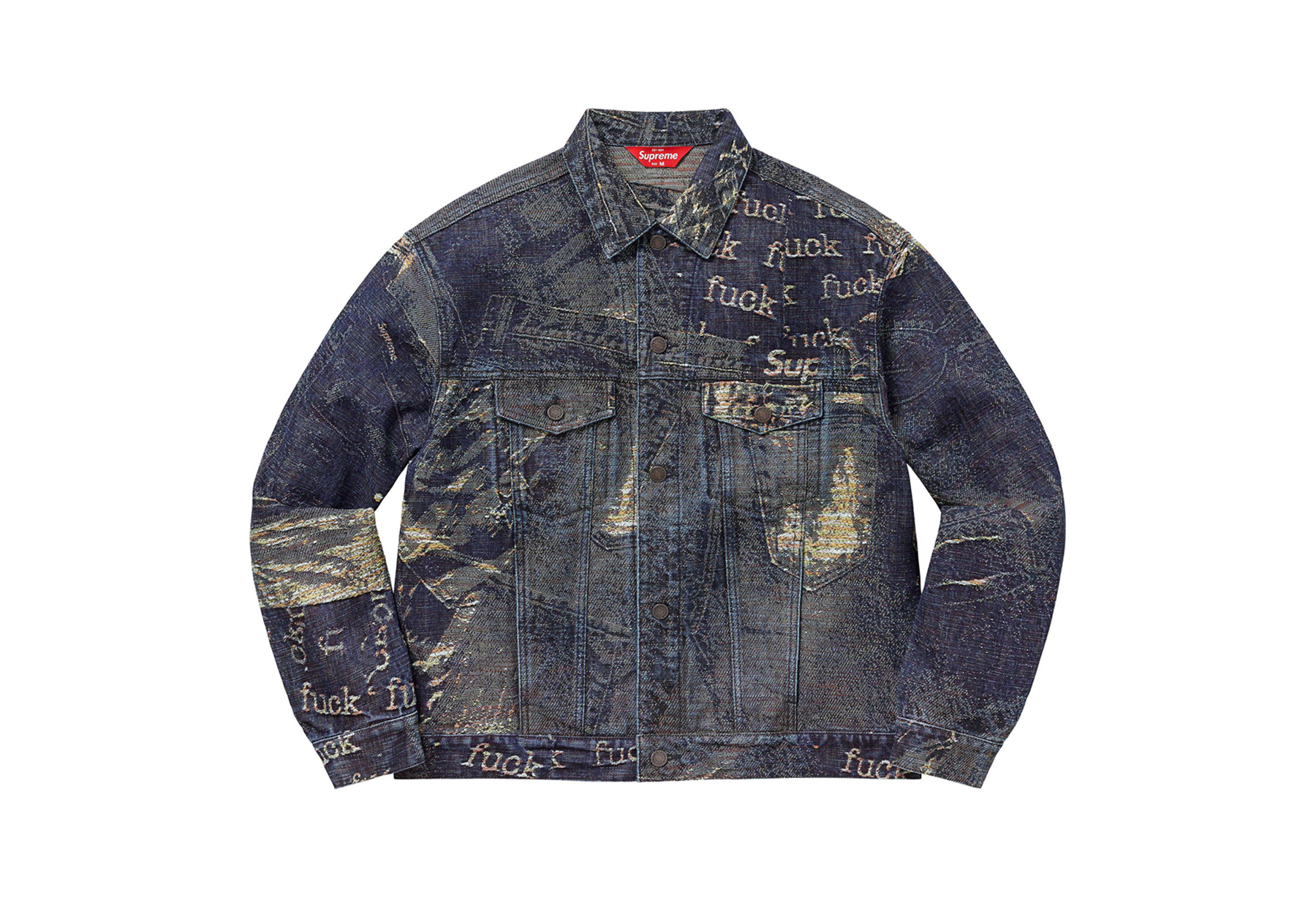 Supreme new york trucker jacket 2025