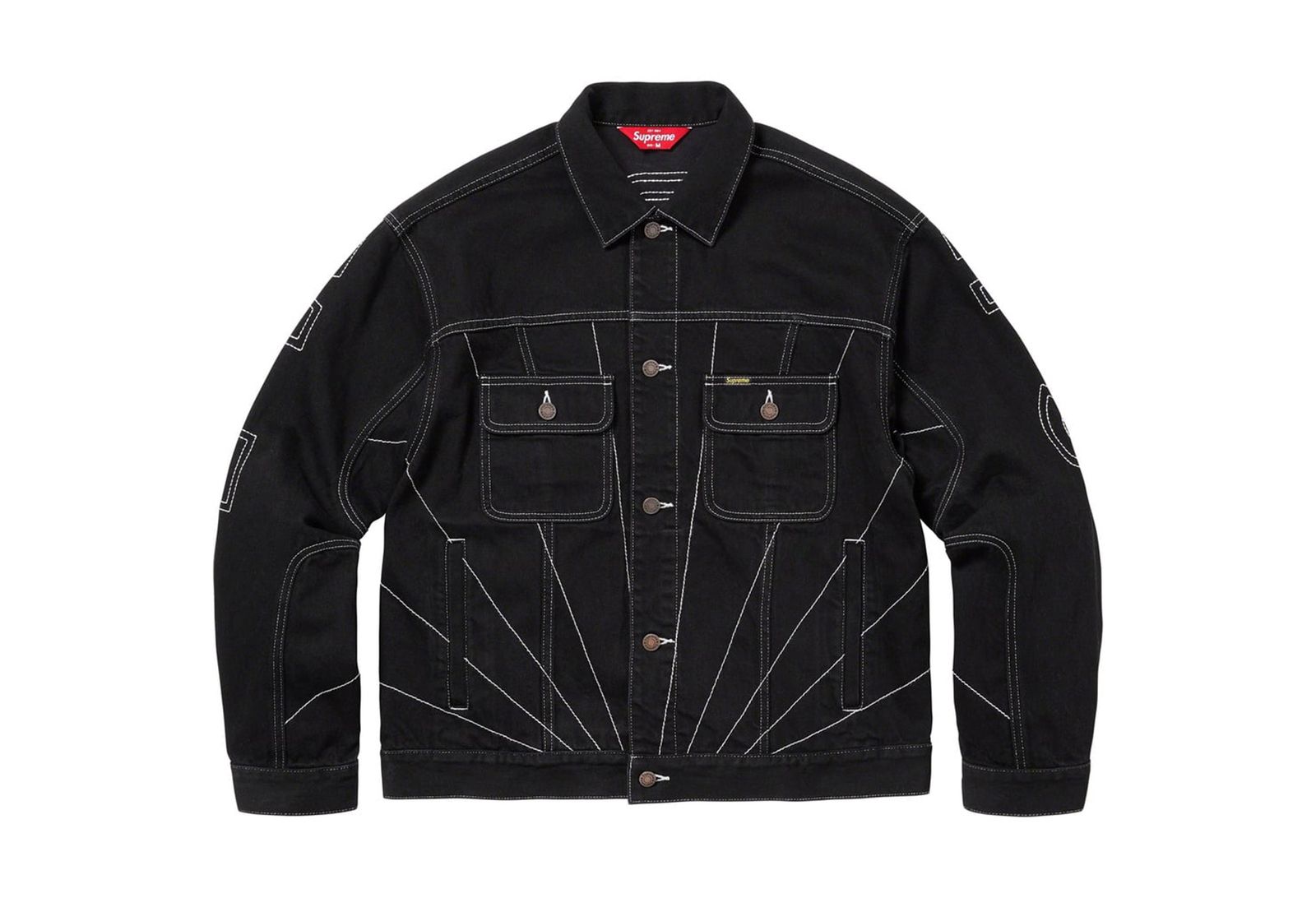 Supreme store black coat