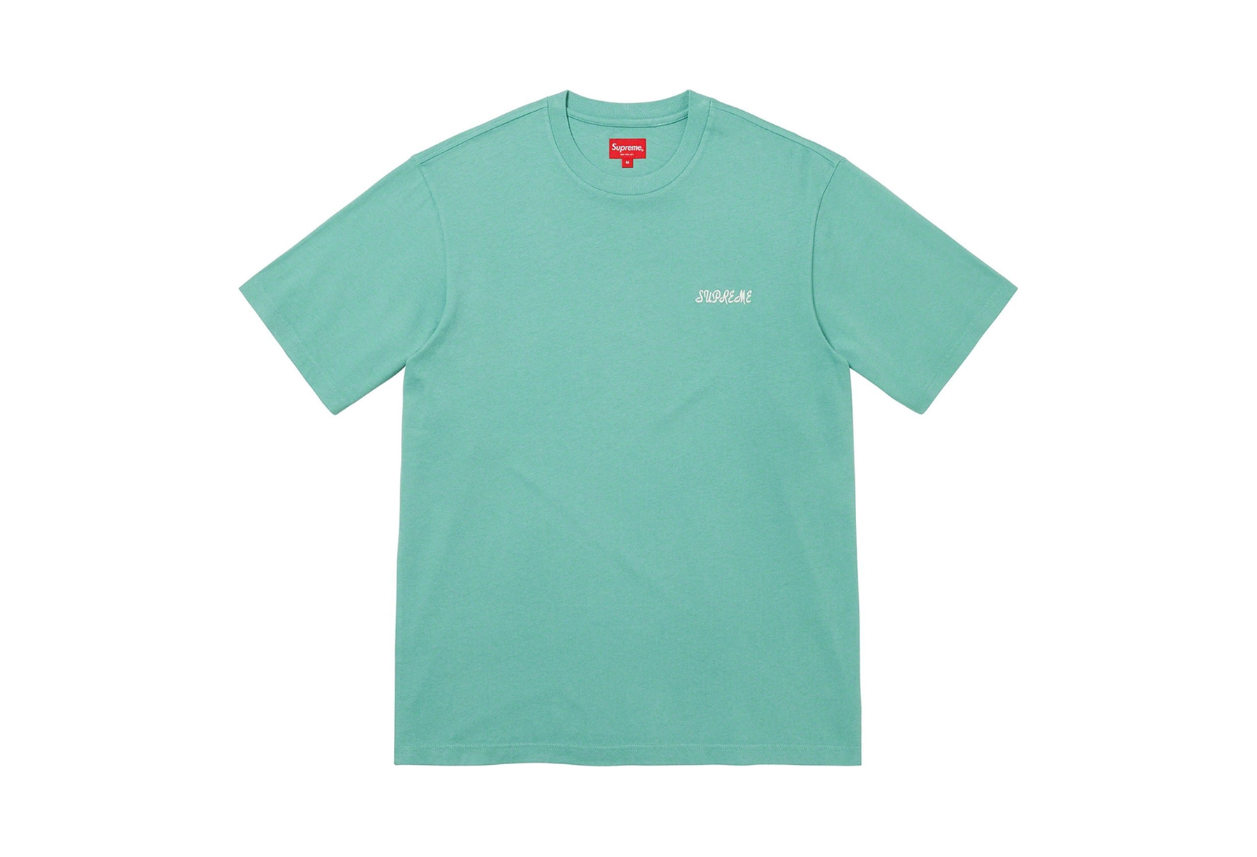 Supreme Washed Script S/S Top Sage (SS23) | TBC - KLEKT