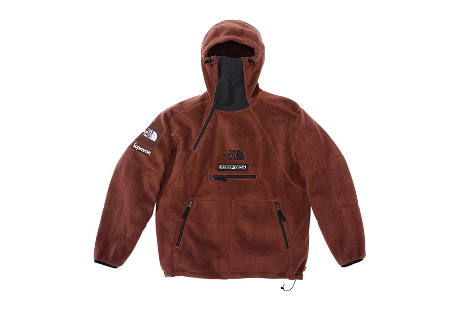 Supreme x The North Face® Steep Tech Fleece Pullover Brown (FW22