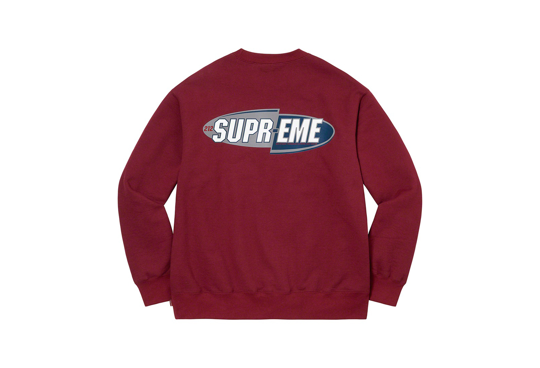 Supreme 212 Crewneck Cardinal (FW22) | TBC - KLEKT