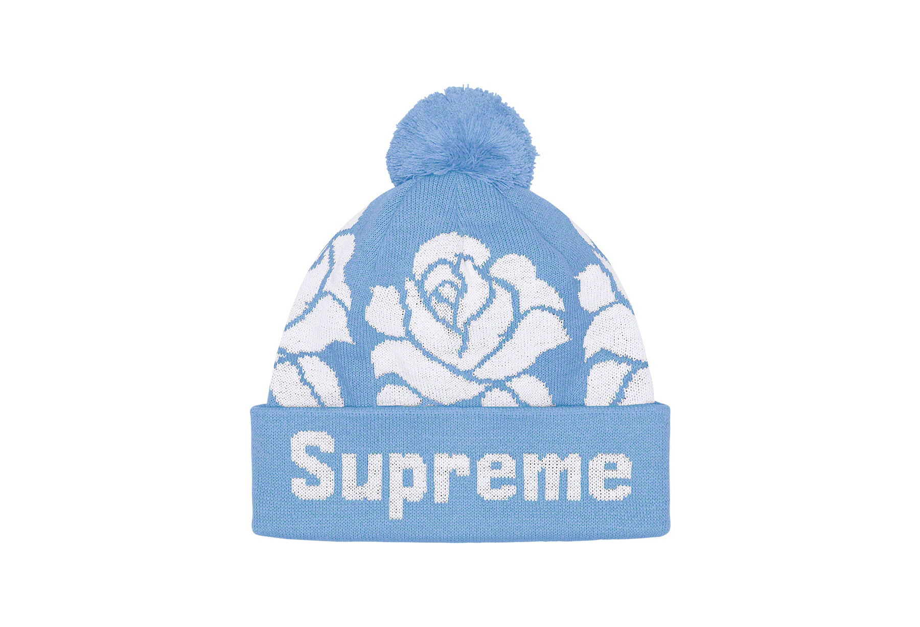 Supreme Rose Beanie Light Blue (2022) | TBC - KLEKT