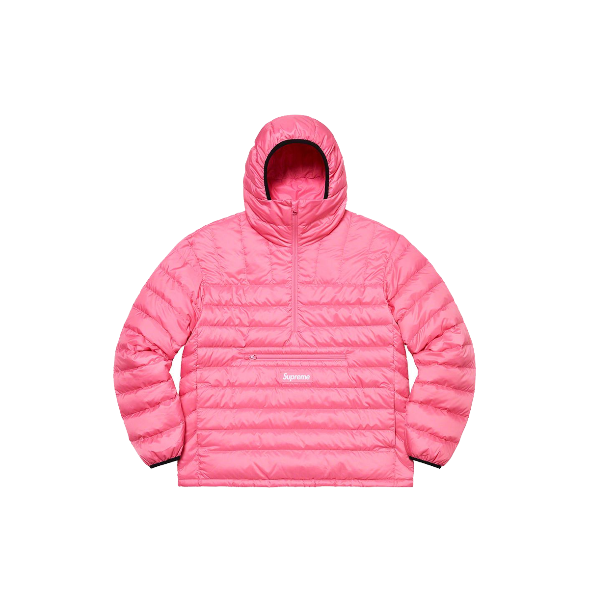 Supreme Micro Down Half Zip Hooded Pullover Pink (FW21) | FW21 - KLEKT