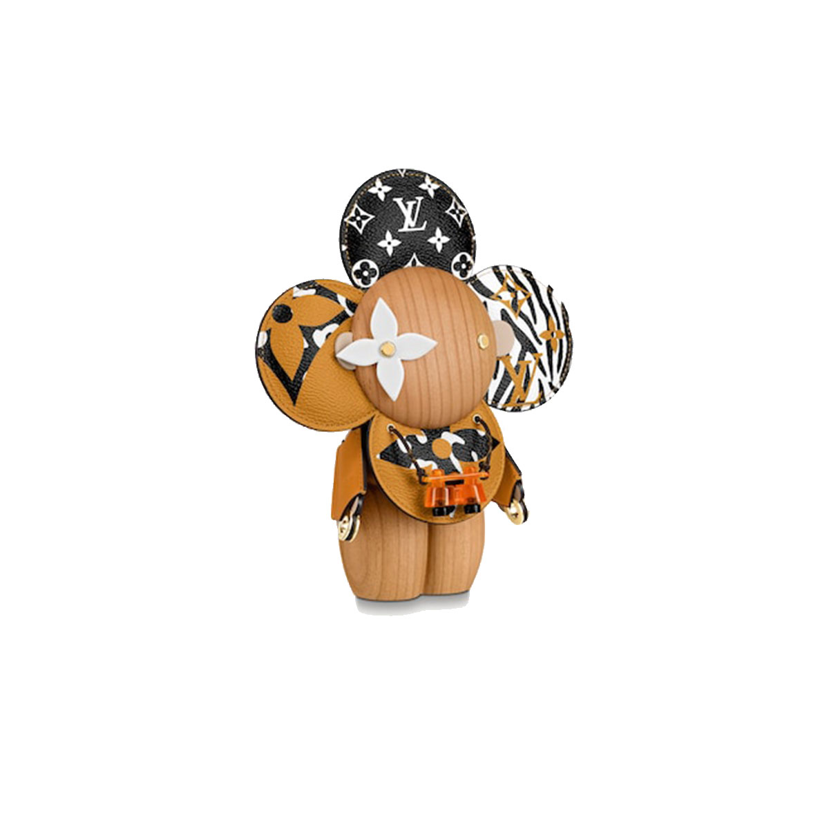 LOUIS VUITTON Wood Monogram Giant Jungle Vivienne Doll 1273328