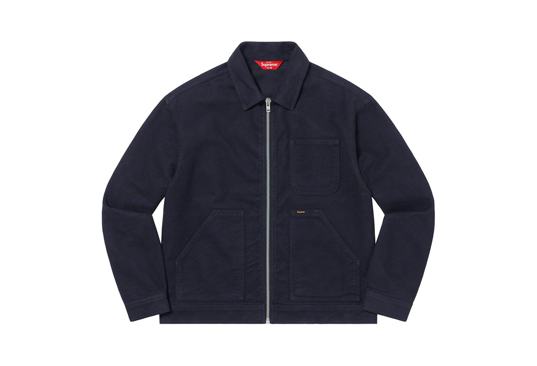 Supreme Moleskin Work Jacket Navy (FW22) | TBC - KLEKT