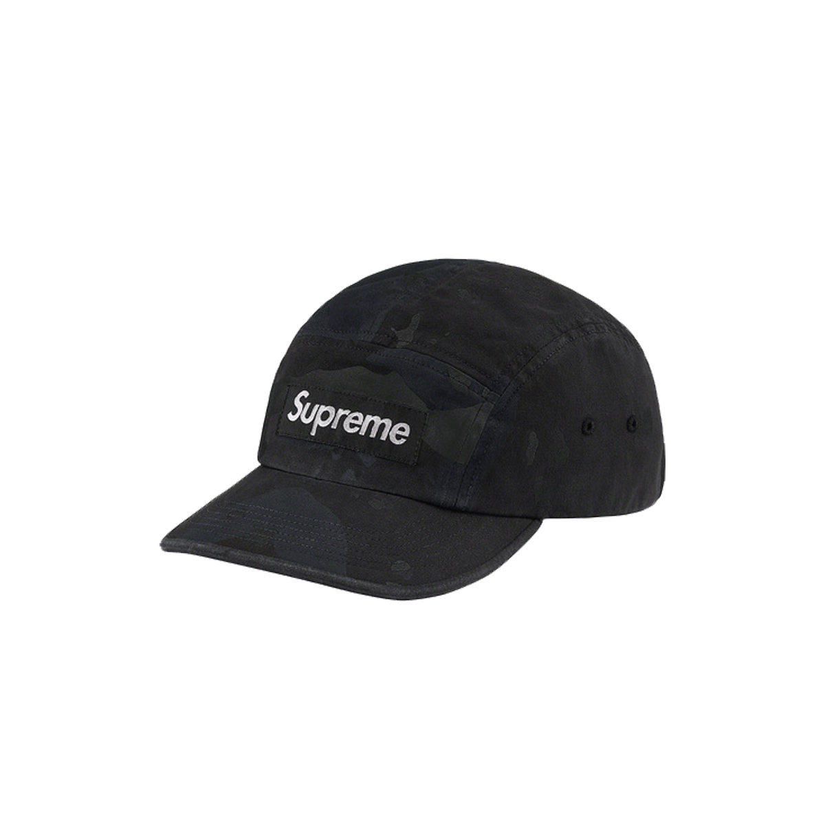 Supreme Overdyed Camo Camp Cap Black (SS21) | SS21 - KLEKT