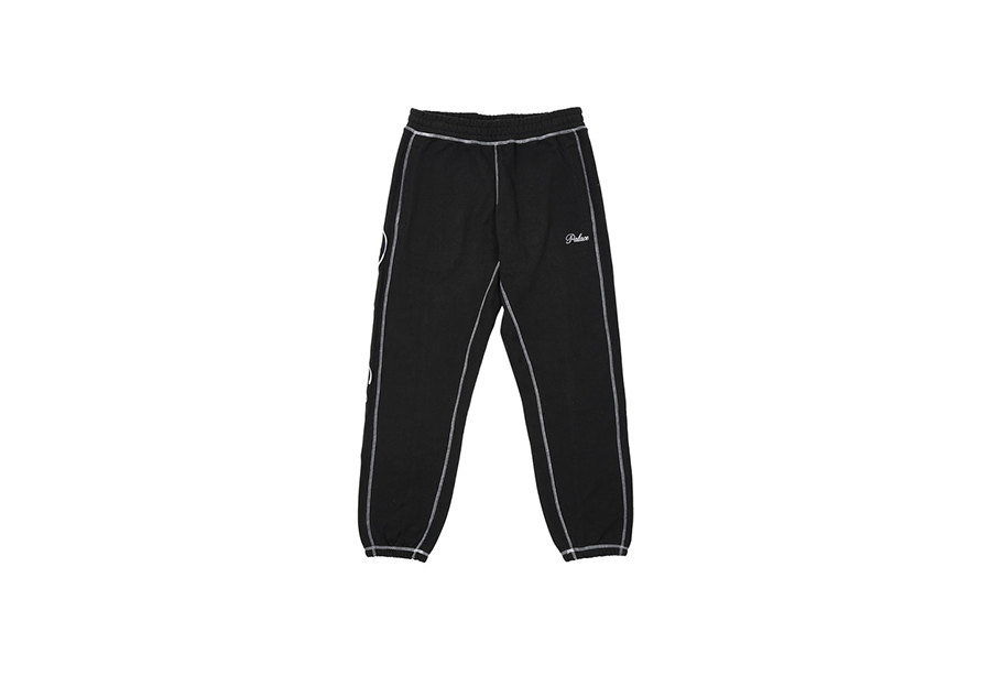 Palace Chain Stitch Joggers Black (SS22) | UNISEX - KLEKT