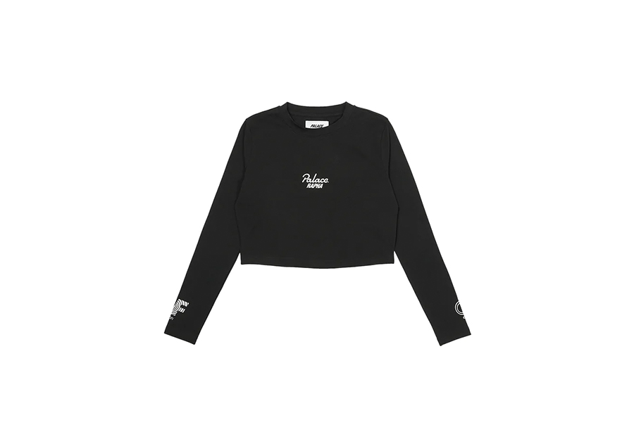 Palace Rapha EF Education First Women's Cropped T-Shirt Black