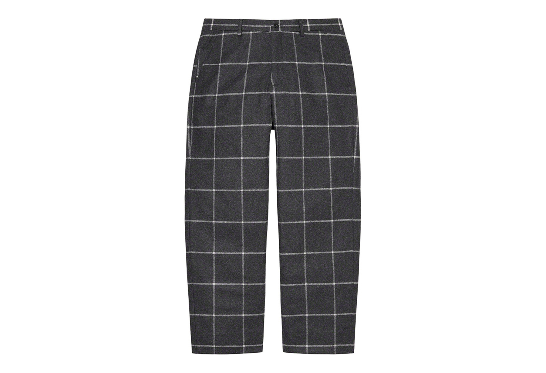 Supreme Windowpane Wool Trouser Black (FW22) | TBC - KLEKT