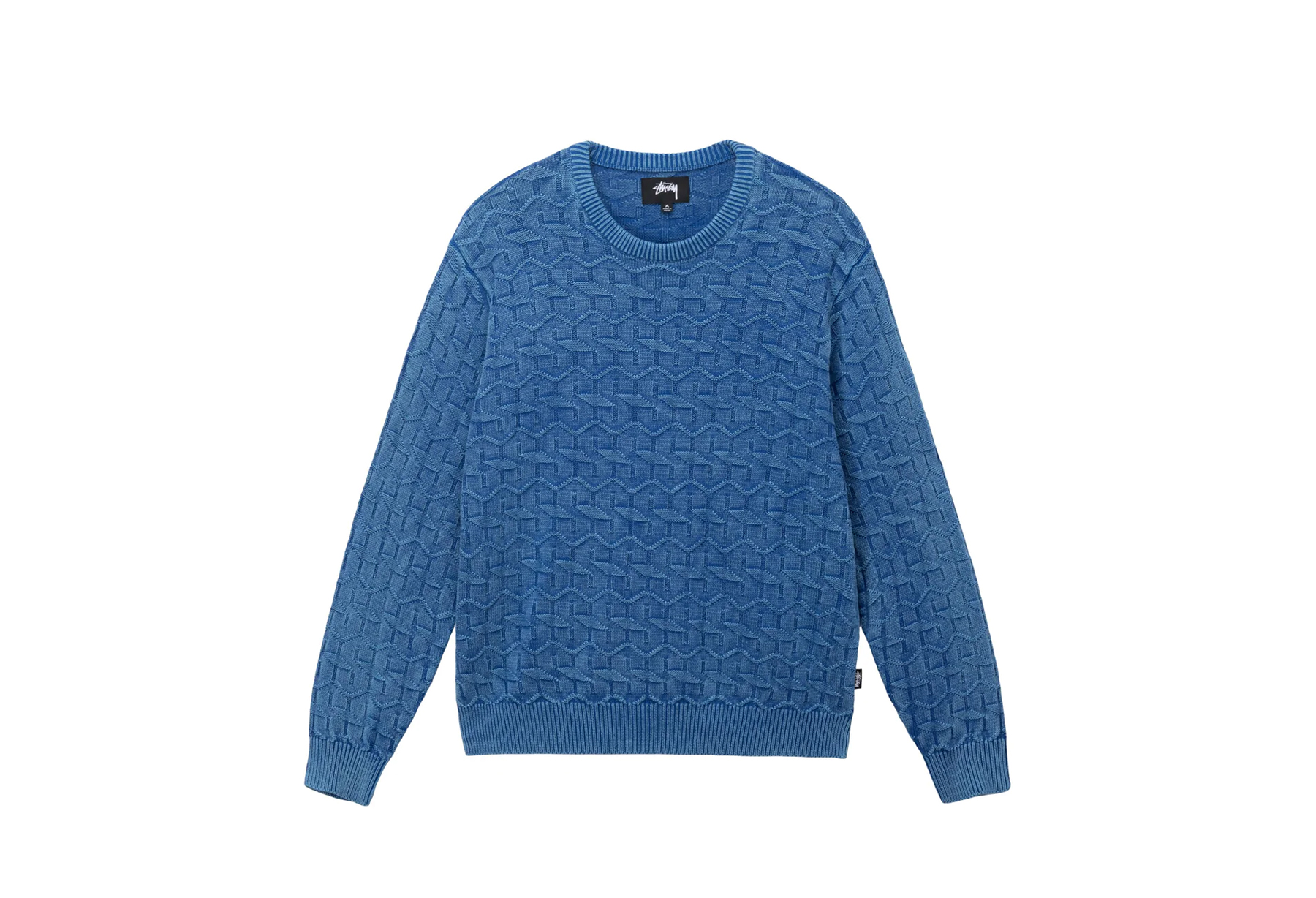 Stussy Strand Sweater Blue (FW22) | TBC - KLEKT