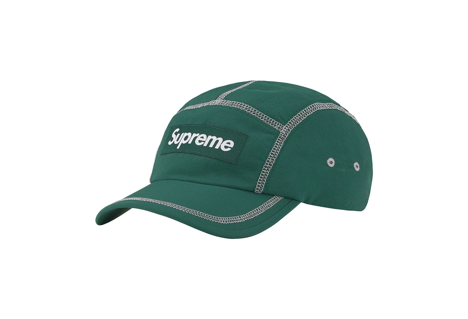 Supreme Reflective Stitch Camp Cap Dark Green (SS23) | TBC - KLEKT