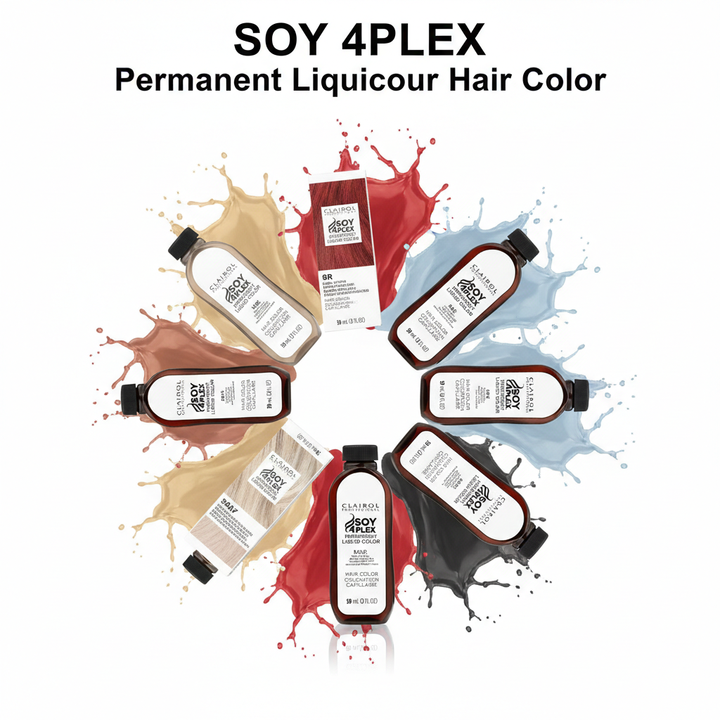 SOY 4PLEX Permanent Liquicolor Hair Color