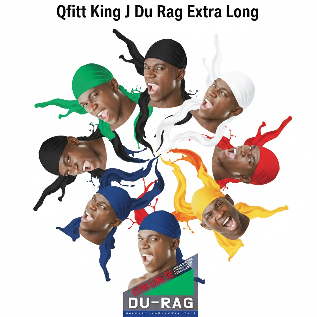 Qfitt King J Du Rag Extra Long