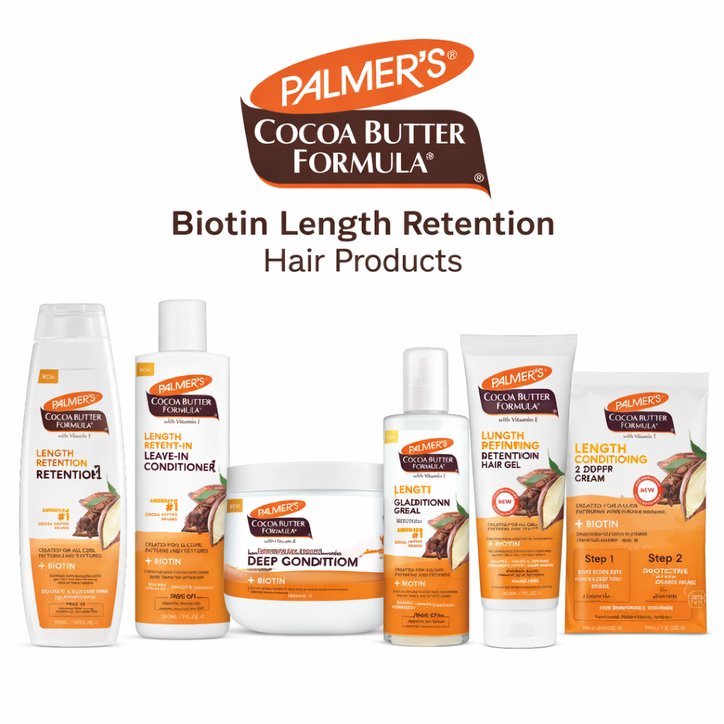 Cocoa Butter Biotin Length Retention Hair Products
